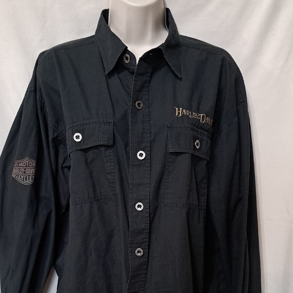 Harley Davidson Button Down - Picture 1 of 10
